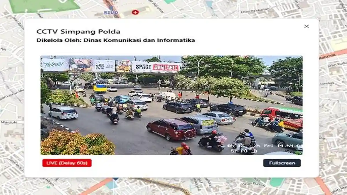 Pantau Lalu Lintas: Daftar Titik CCTV Live di Palembang